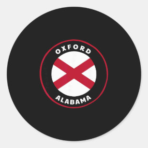 Adesivo Férias da Bandeira do Estado de Oxford Alama Al Dg