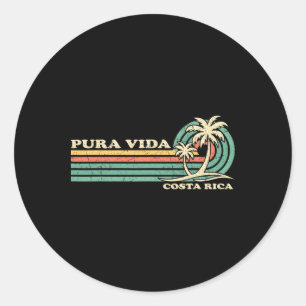 Adesivo Férias Da Família De Vintage Costa Rica Pura Vida