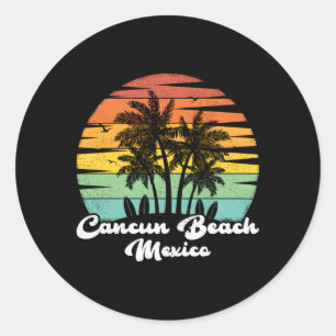 Adesivo Férias da família México Cancun Beach