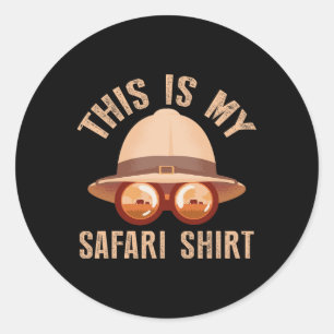 Adesivo Férias da família Safari Africana Zoo Animal Safar