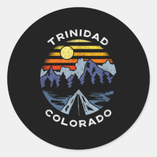 Adesivo Férias de acampamento nas montanhas de Trinidad co