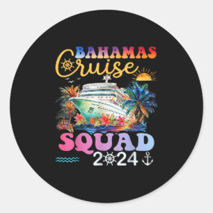 Adesivo Férias de Cruzeiro Familiar Bahamas 2024 Summer Ma