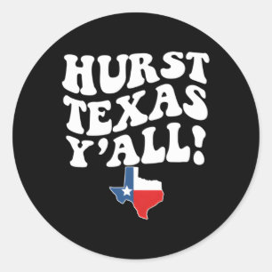 Adesivo Férias de Ênfase Sul do Texas Y'All Tx