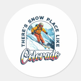 Adesivo Férias de esqui no Colorado resort de esqui Aspen