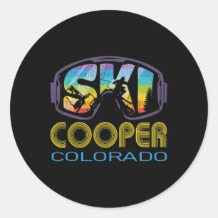 Adesivo Férias de esqui Ski Cooper Colorado