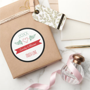 Adesivo Férias de Natal da Família em Revisão de Anos