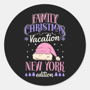 Adesivo Férias de Natal da Família - Matchin New York Edit