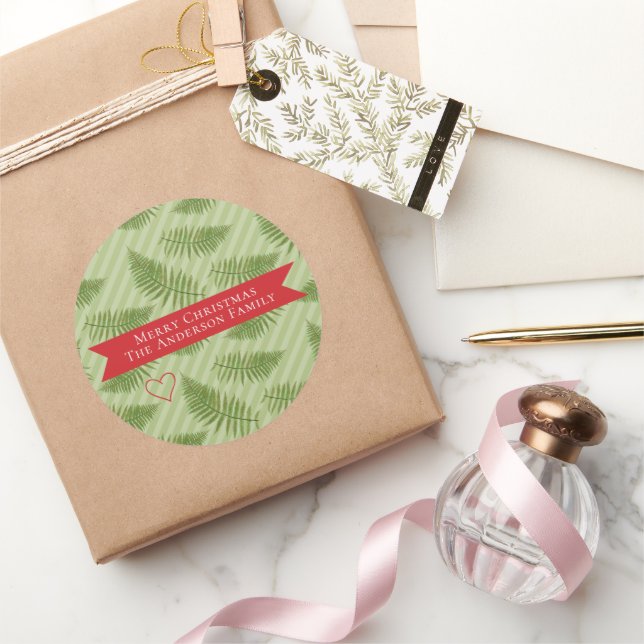 Adesivo Férias de Natal dos Verdes no inverno (Presentear)