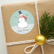 Férias de Natal em Aqua Vintage Boneco de Neve Fel