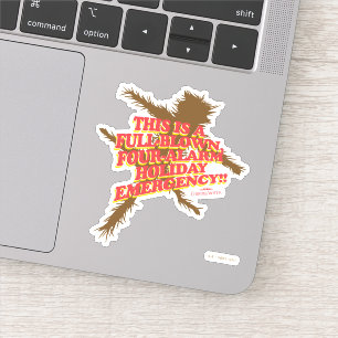 Adesivo Férias de Natal Emergência de Feriado de Quatro