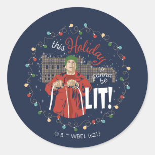 Adesivo Férias de Natal Este Feriado Estará Fora