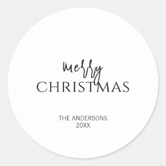 Adesivo Férias de Natal Minimalistas