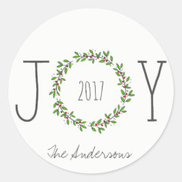 Adesivo Férias de Natal Simples