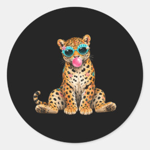 Adesivo Férias de Praia Vibrações de Verão Leopardo Sopra