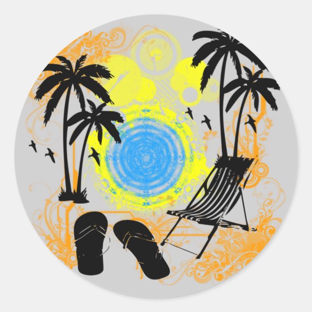 Adesivo Férias de Verão (Frente)