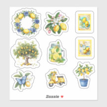 Férias de Verão, Cores de Limão Mediterrânicas