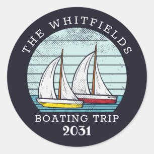 Adesivo Férias de Verão da Família Personalizada de Nav