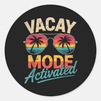 Adesivo Férias de Verão de Camisa Ativadas no Modo Fago