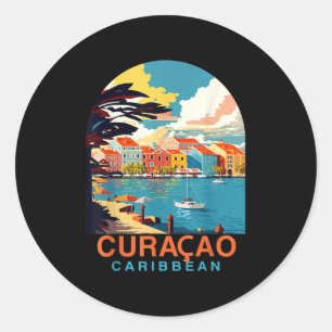 Adesivo Férias de Verão de Viagem Curacao Caribe I