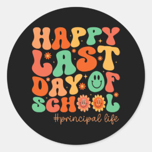 Adesivo Férias De Verão No Último Dia Da Escola Principal 