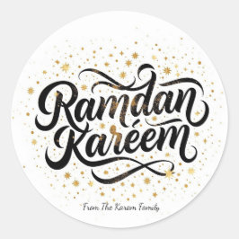 Adesivo férias do Ramadan Kareem