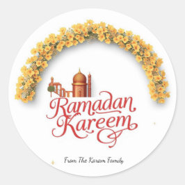 Adesivo férias do Ramadan Kareem