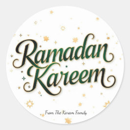 Adesivo férias do Ramadan Kareem