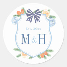 Férias em Aquarela Citrino Casais Monograma Favori