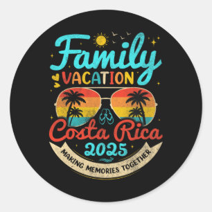 Adesivo Férias em Família ao Estilo Clássico Costa Rica 20