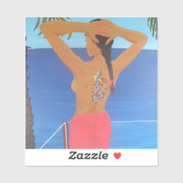 Adesivo Férias em lua de mel