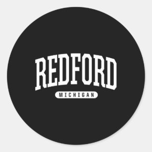Adesivo Férias em Redford Michigan Estilo Universitário Es