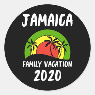 Adesivo Férias Familiar Rasta Jamaica 2020