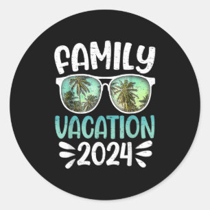 Adesivo Férias Familiares 2024 Grupo Familiar no Verão
