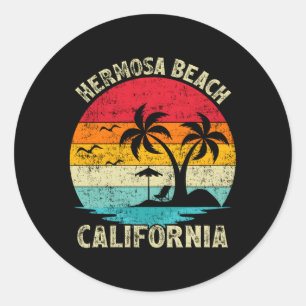 Adesivo Férias Familiares, California Hermosa Beach
