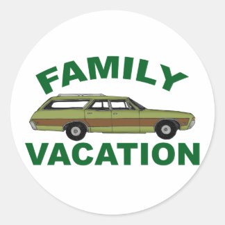 Adesivo Férias Familiares dos anos 80