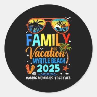 Adesivo Férias familiares Myrtle Beach 2025 Férias familia