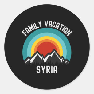 Adesivo Férias Familiares na Síria