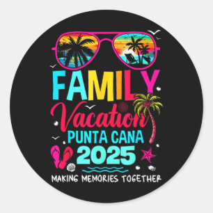 Adesivo Férias Familiares Punta Cana 2025 Memórias Do Faze