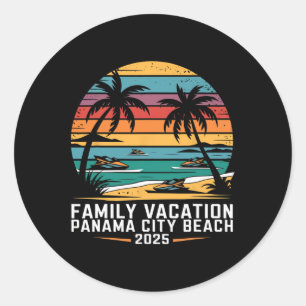 Adesivo Férias Familiares Trip de Praia do Panamá 2025 Cid