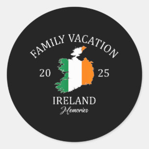 Adesivo Férias Familiares - Viagem Squad, Irlanda 2025