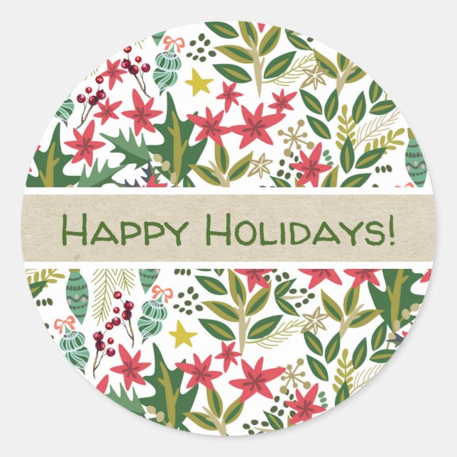 Adesivo Férias Feriosas Feriadas Quadradas Quimais Favorec (Frente)