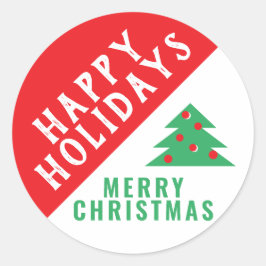 Adesivo Férias Festivas Vermelhas Vermelhos Feliz Natal Fe