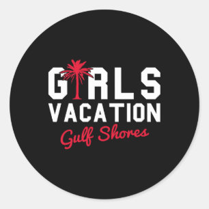 Adesivo Férias Girls do Alabama nas margens do Golfo