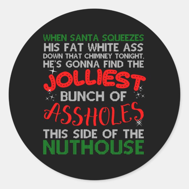 Adesivo Férias Jolliest Bunch Ugly (Frente)