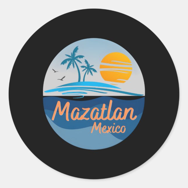 Adesivo Férias Mazatlan Sinaloa México (Frente)