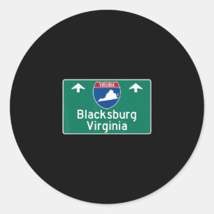 Adesivo Férias na Rodovia Interestadual Blacksburg Virgíni