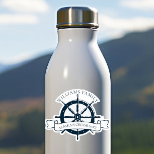 Adesivo Férias Náuticas De Rodas De Cruzeiro Da Família Pe