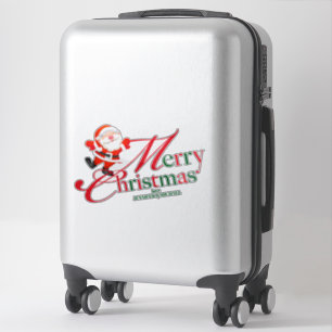 Adesivo Férias Personalizadas Feliz Natal