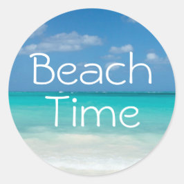 Adesivo Férias Tropicais de Praia Divertidas