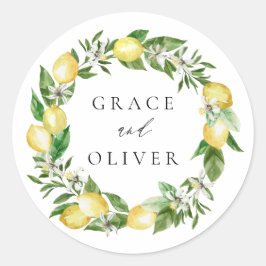 Adesivo Ferida Botânica de Limão com Casamento Verde